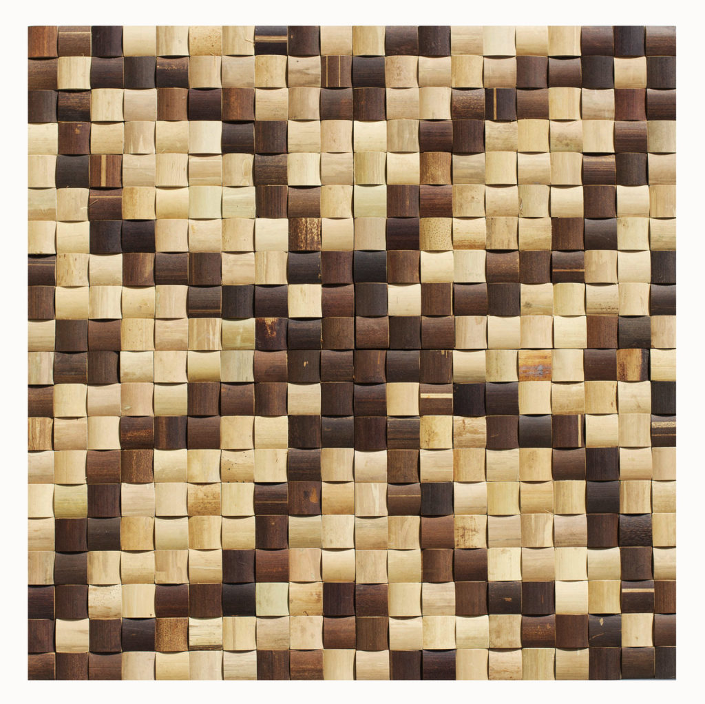 - Bambus - Mosaikfliesen - Wandpaneele - Holz-Verblender - Bamboo Mosaic -